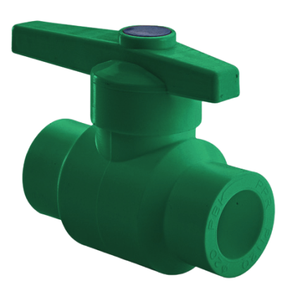 кран шаровый пп d40 antifire green