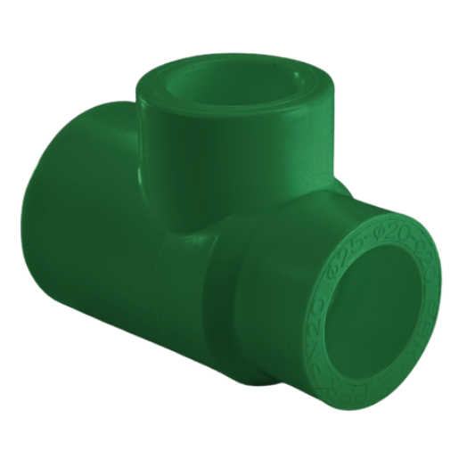 тройник пп переходный d63х40х63 antifire green