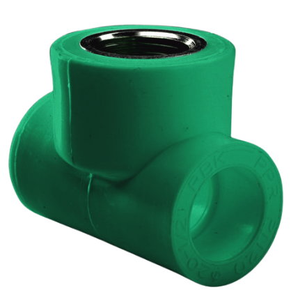тройник комбинированный пп d40х1/2″х40 вр antifire green